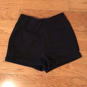 XS Hollister High Waisted Black Shorts
